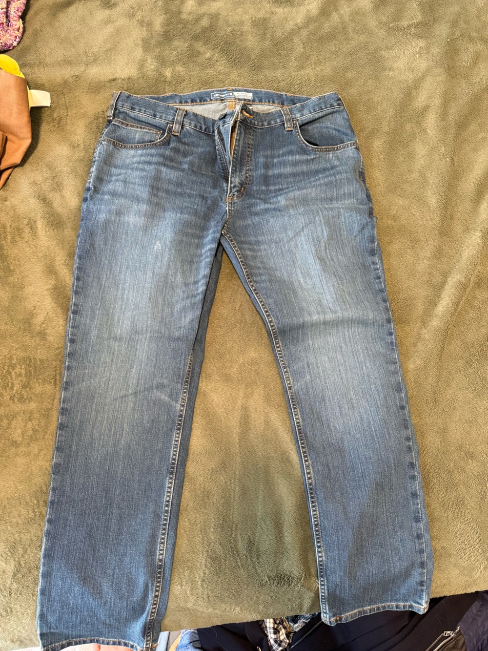 Carhartt Men's Medium Blue Straight Jeans